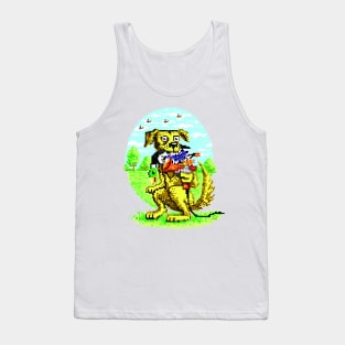 8-BIT DOG HUNTER Tank Top